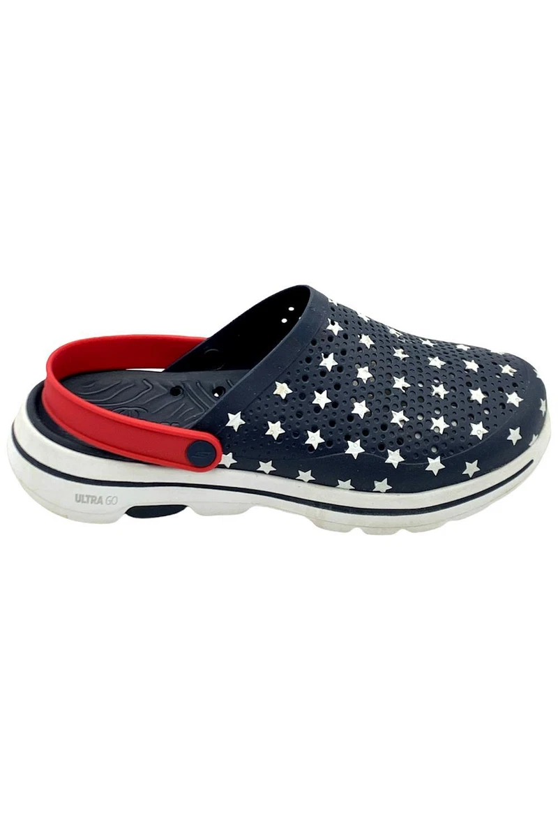 Skechers go walk sales 5 mens red