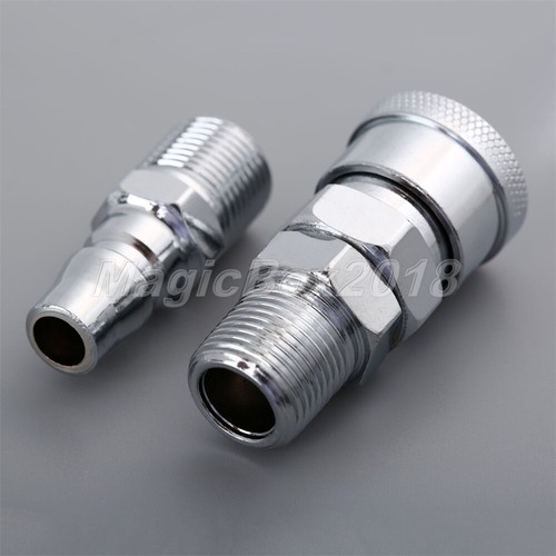 Male Quick Release Compressed Air Line Coupler Connector Fitting 3/8″ BSP - Picture 4 of 10