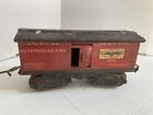 American Flyer Line O Guage Train 1112 Fast Freight Automobile Car Red & Black