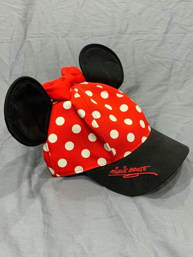 Nuovo Disneyland Rosso Minnie Mouse Orecchie Disney Baseball Cappello  Ragazzi Un | eBay