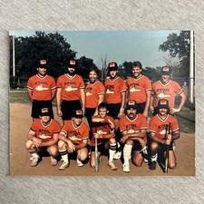 Vintage Team Baseball Photo Stihl Chiansaw Logo Hat &amp; Shirt