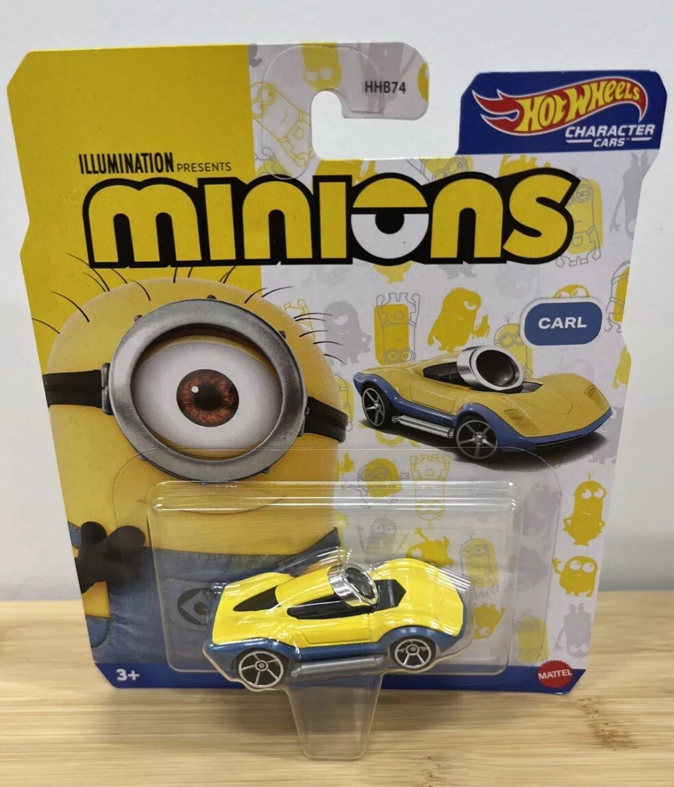 Hot Wheels Minions Carl Character Car 2024