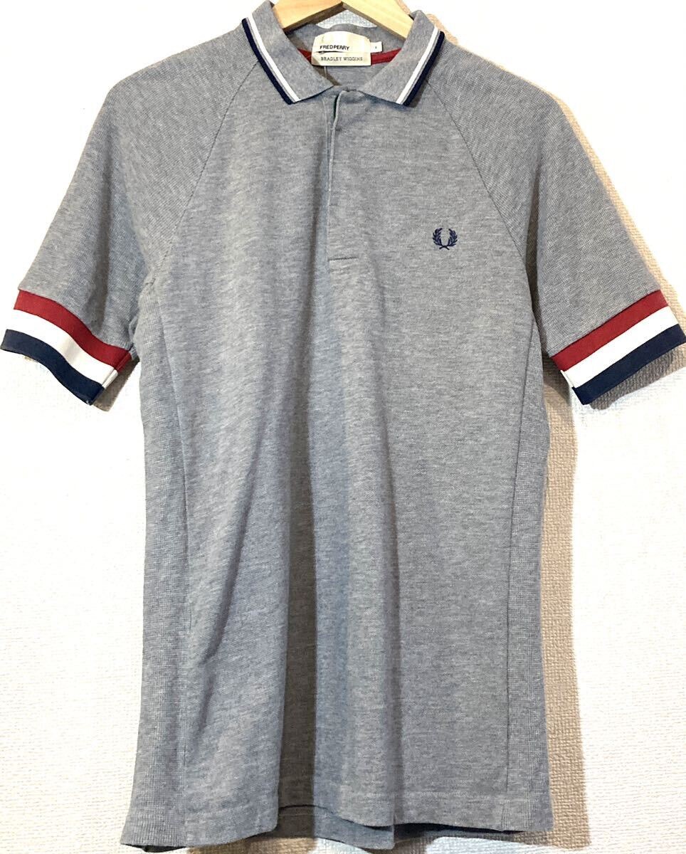 FREDPERRYポロ FRED PERRYxBRADLEY WIGGINS Polo shirt Collaboration Tricolor