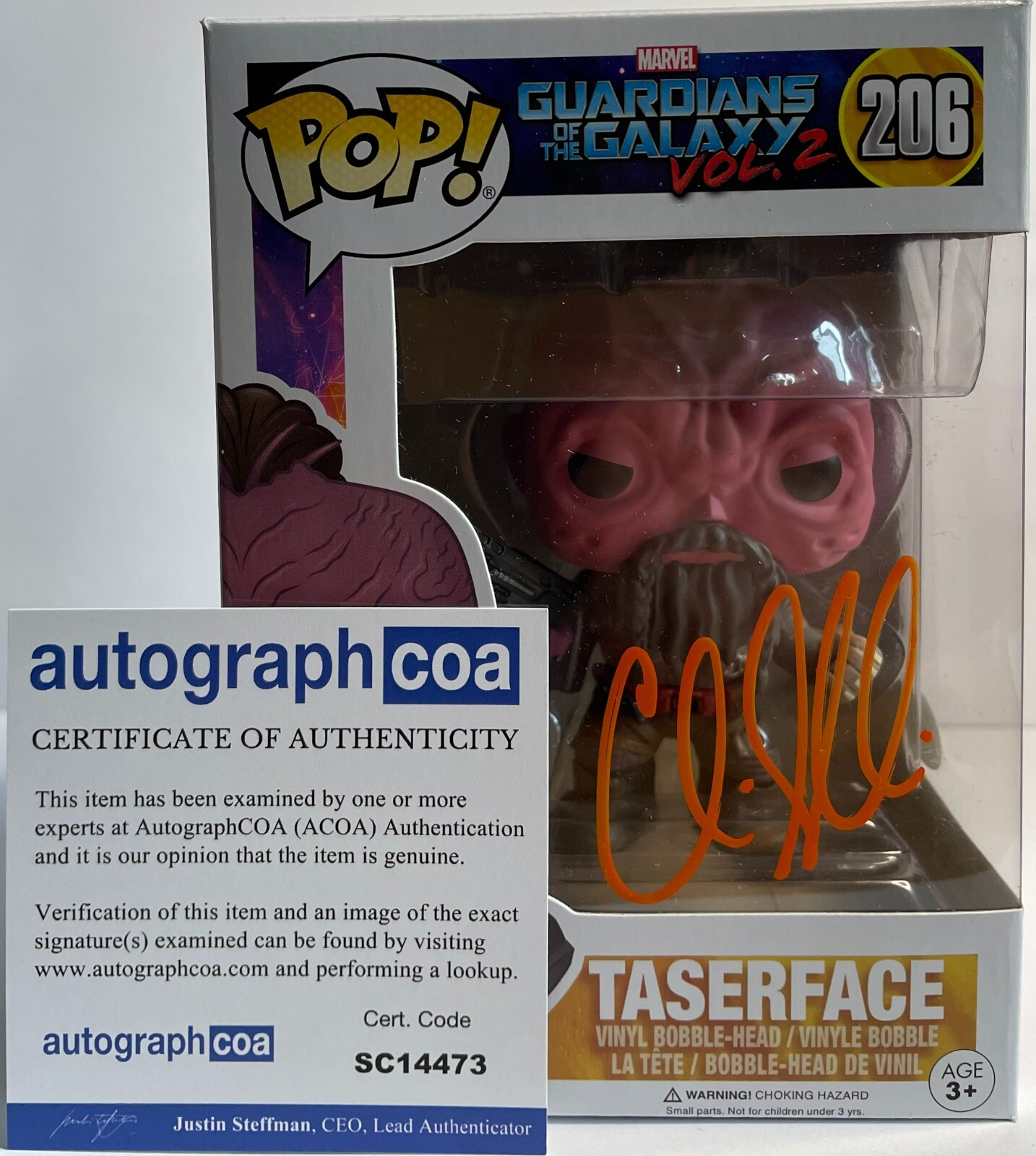Thumbnail - Chris Sullivan Signed Autogramm Funko Pop Guardians In Person