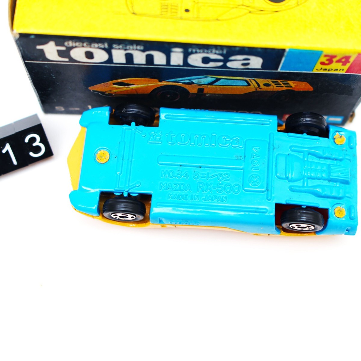 New Tomica 34 Mazda RX500 Scale 1/62 Made in Japan Tomy