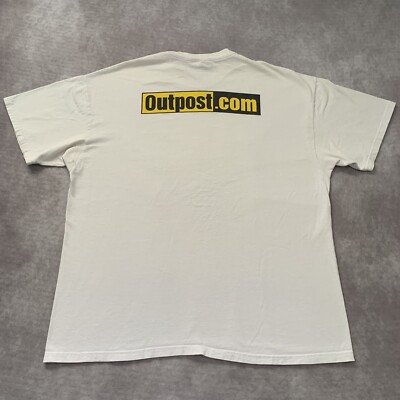 Vintage 90s Outpost.com Shirt Size XL Computer Technology Hardware Graphic      