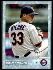 2015 Topps Update US211 Tommy Milone Minnesota Twins Snow Camo 40/99