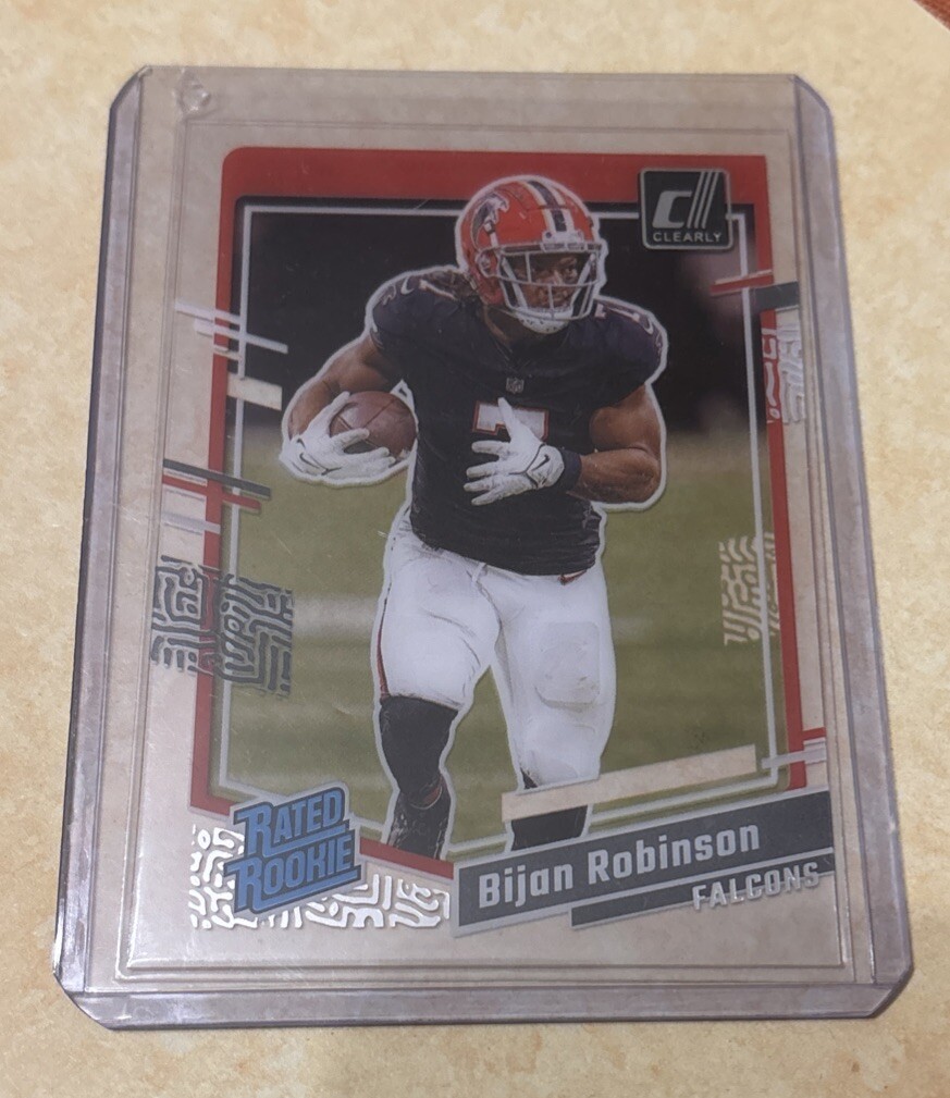 2023 Panini Clearly Donruss - Rated Rookie #53 Bijan Robinson (RC)