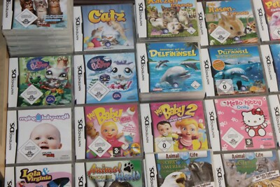 NINTENDO DS-SPIELE-AUSWAHL-KINDERSPIELE-STYL-MODE-LERNEN-SCHULE-TIERE-PETS