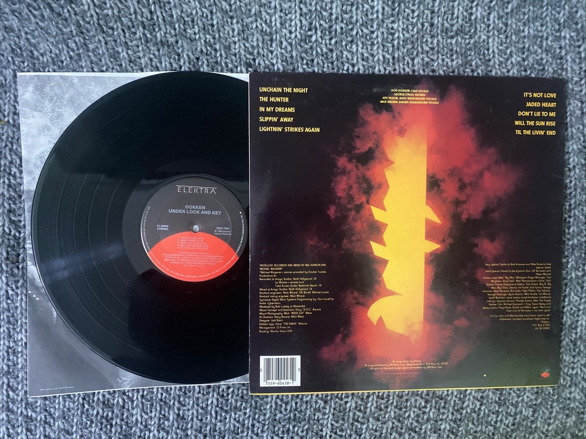 DOKKEN　Under Loch And Keyドッケン Dokken – Under Lock And Key – Vinyl (LP, Album, Club Edition
