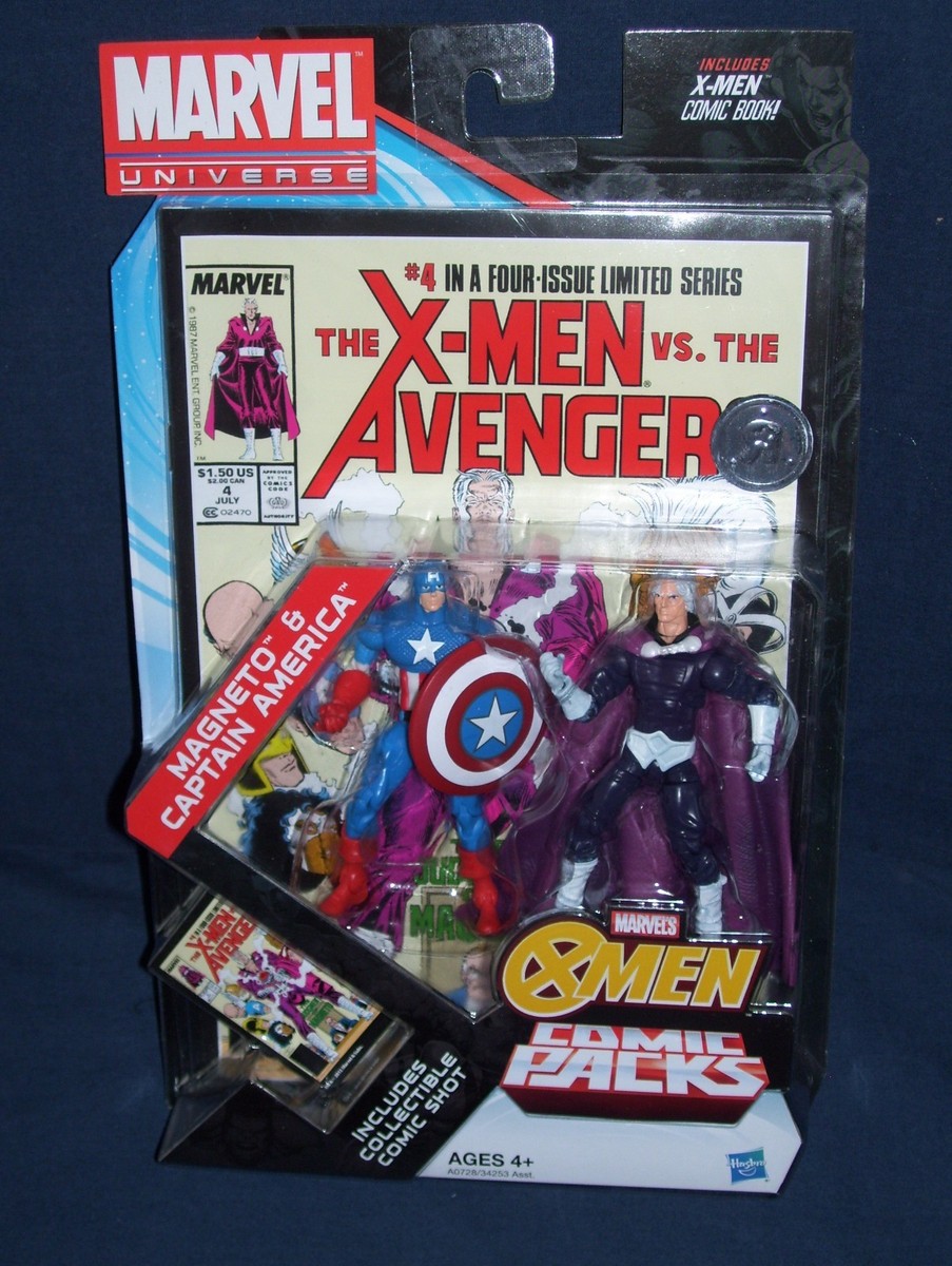 アメコミ HASBRO MARVEL UNIVERSE COMIC PACKS X-MEN Hasbro Marvel Universe X-Men Comic Packs Magneto Captain