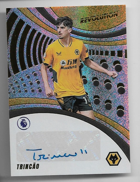 2021-22 Panini Revolution Premier League Autograph Auto Card : Trincao #LHD