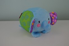 Fisher Price Discover N Grow Elephant Plush Stuffed Chime Ball Toy Blue Green