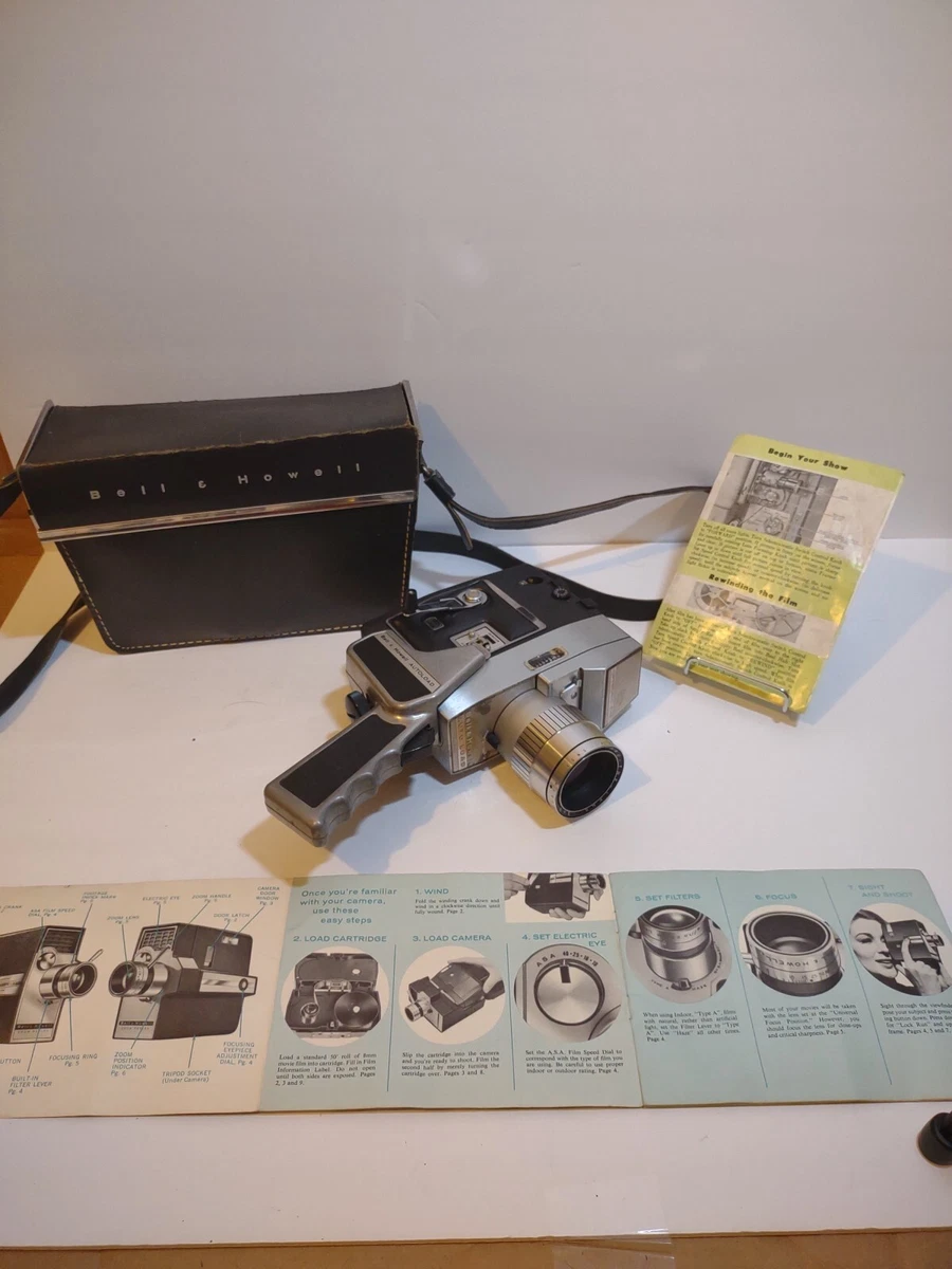 Projecteur De Film Super 8 Bell & Howell 346A Vintage – Fonctionnel – Avec Boîte