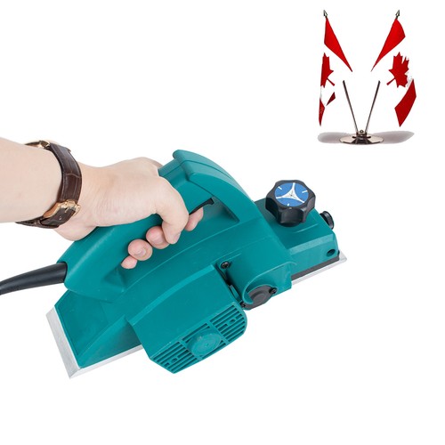 CA Powerful Electric Wood Planer Door Plane Hand Held Woodworking Power