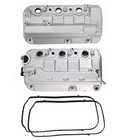 2Pcs Front Rear Engine Valve Cover W/Gasket For Honda Accord Odyssey Acura 3.5L