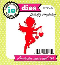 CUPID HEART Die Craft Steel Die Cutting Die by Impression Obsession DIE254-D New
