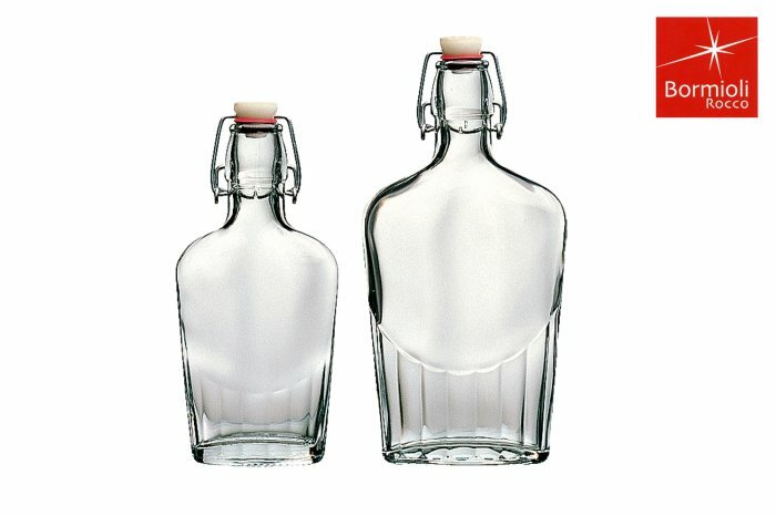 BOTTIGLIA FIASCHETTA LIQUORE LIMONCELLO 0,50 LT VETRO CON TAPPO PRESSIONE 5 2024