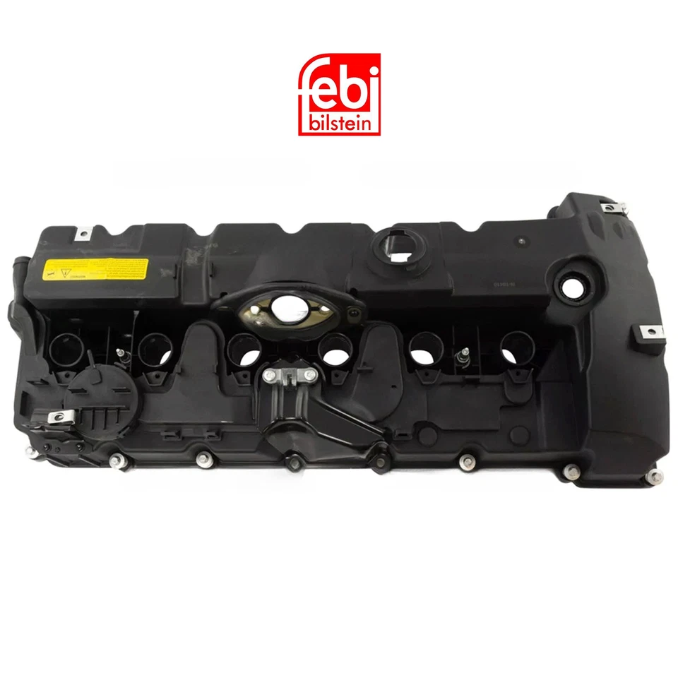 Tampa da válvula do motor FEBI com gaxeta e hardware para BMW X3 X5 Z4 128i 328i 528i - Imagem 3 de 4