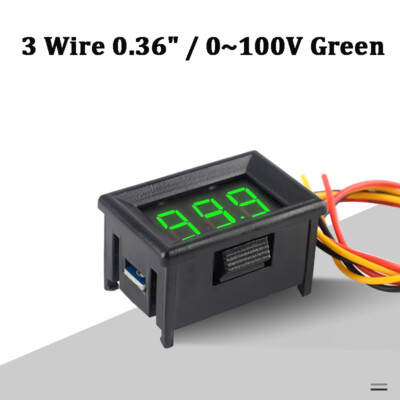 LED Voltmeter Einbau – Digitale Spannungsanzeige 0,28 / 0,36 / 0,56 Zoll, 30V-120V DC