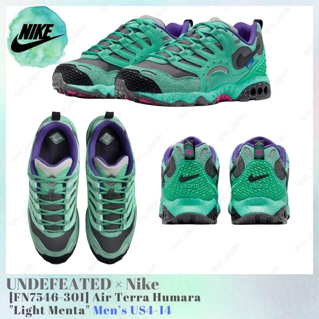 Size 8 - Undefeated x Nike Air Terra Humara Light Menta for sale