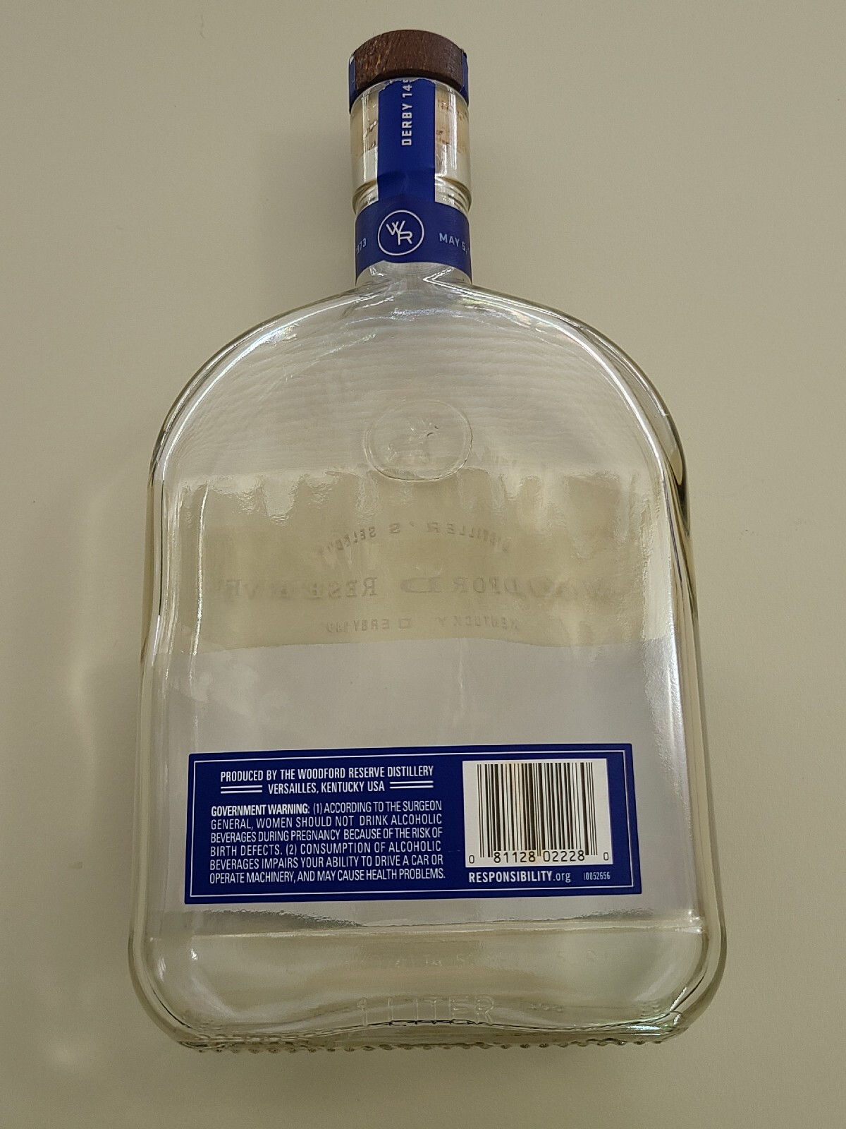 WOODFORD RESERVE KENTUCKY DERBY HORSE RACING 149th SECRETARIAT 50th EMPTY BOTTLE