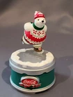 Vintage Coca Cola Musical Collection Ice Skating Polar Bear Music Box NEW