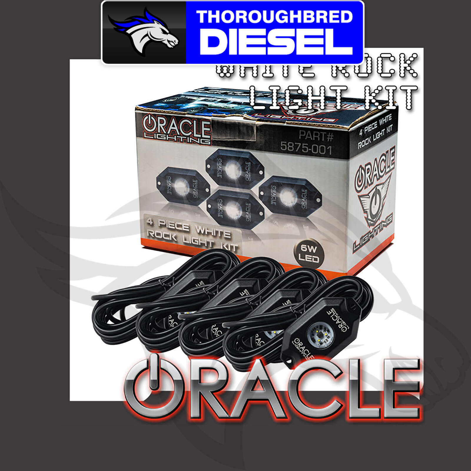 Oracle Lighting White Underbody Wheel Well Rock Light Kit 4 Piece eBay