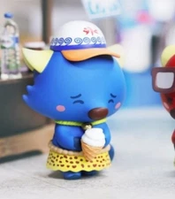 POP MART x OKluna Lil' Foxes' Summer Series AOTA 🦊🍦Vinyl Blue Fox Figure NEW