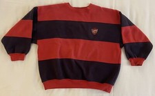 Vintage 90s Cambridge Sports Club Color Way Sweatshirt Crest Medium