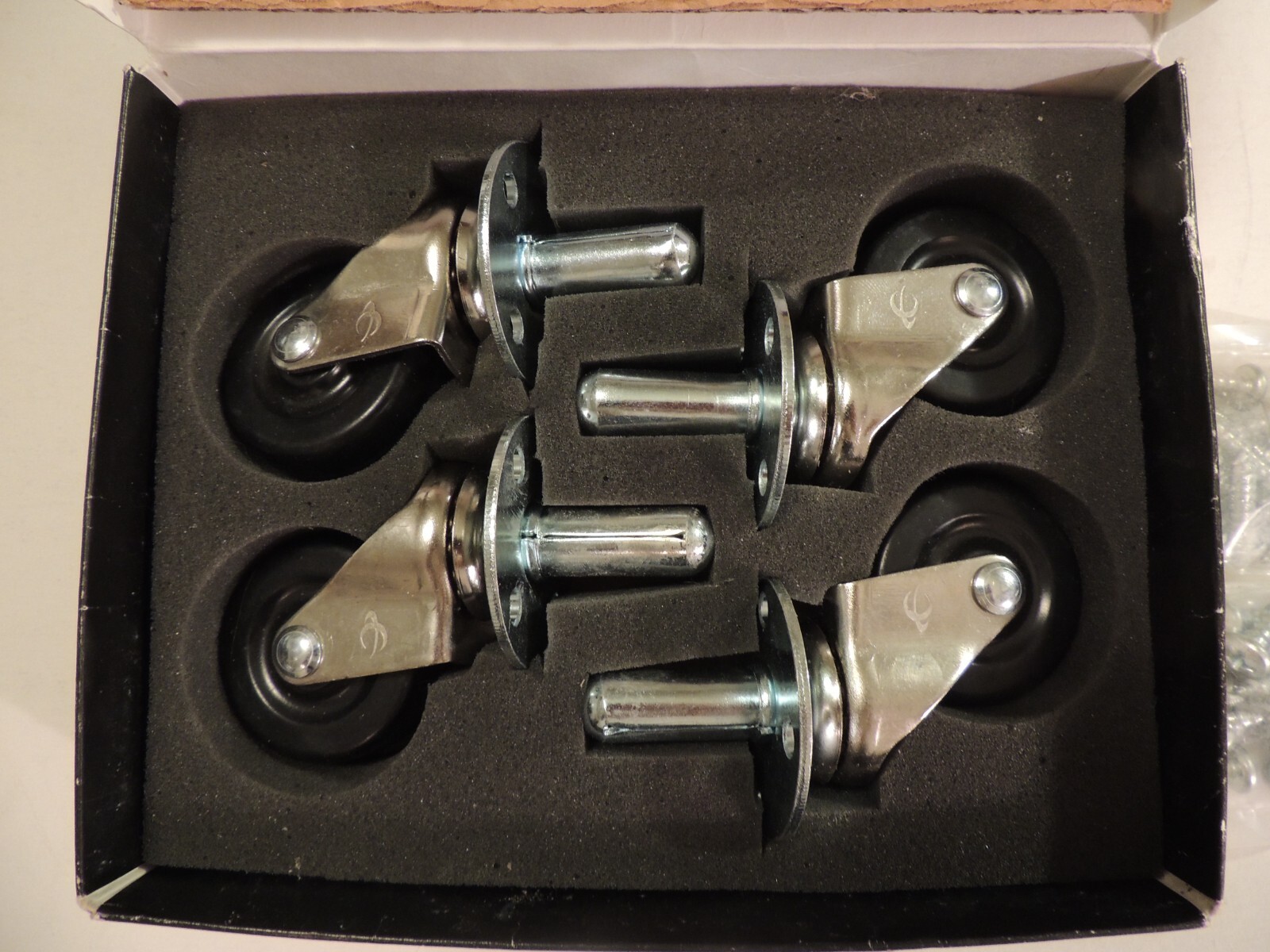 Ernie Ball Popin Amp Caster Set (4 Casters) Amplifier Part (P06102) eBay