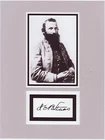 JEB STUART  CSA   8 x 10 REPRINT PHOTO & REPRINT AUTOGRAPH ON GLOSSY PHOTO PAPER