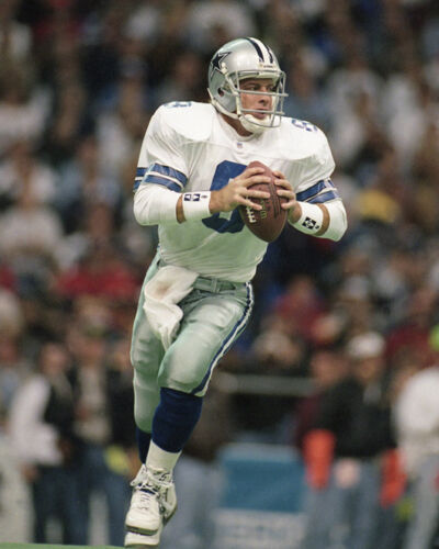 1995 Dallas Cowboys TROY AIKMAN 8x10 Zdjęcie NFL Piłka nożna Druk Plakat HOF 2006 - Zdjęcie 1 z 1