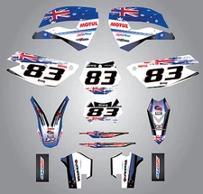 Husaberg FE 390,450,570,TE 250,300,FX 450,FS 570 09-12 Sticker kit Aussie pride