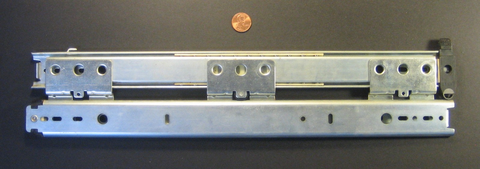 GRANT #527 17-3/8" TRAVEL,LEFT-HAND CABINET MEMBER REPLACEMENT DRAWER SLIDE PART