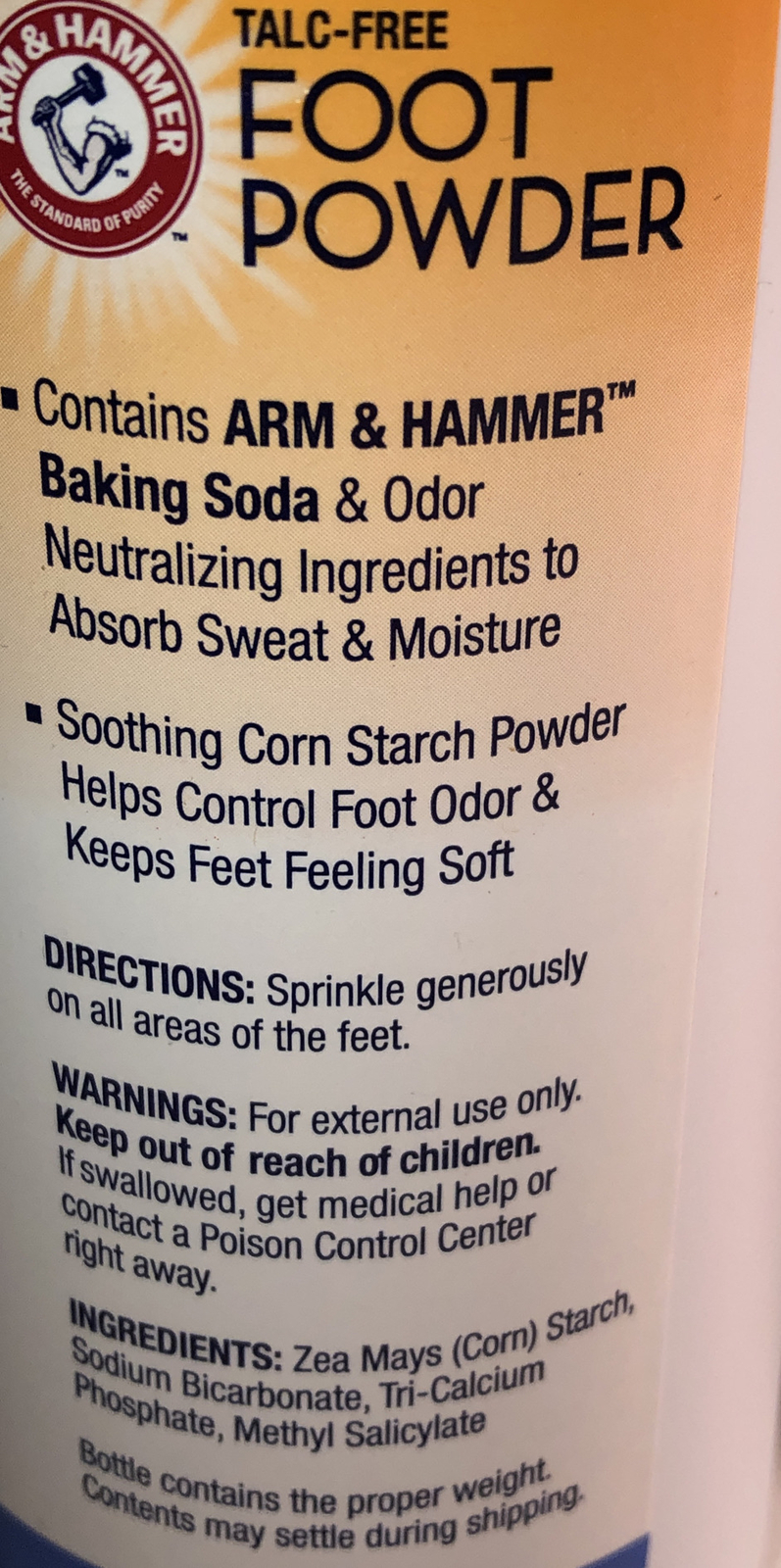 2 Arm & Hammer Powder Feet Odor Control Foot Powder Talc Free 5 oz Foot Odor 856145006182 eBay
