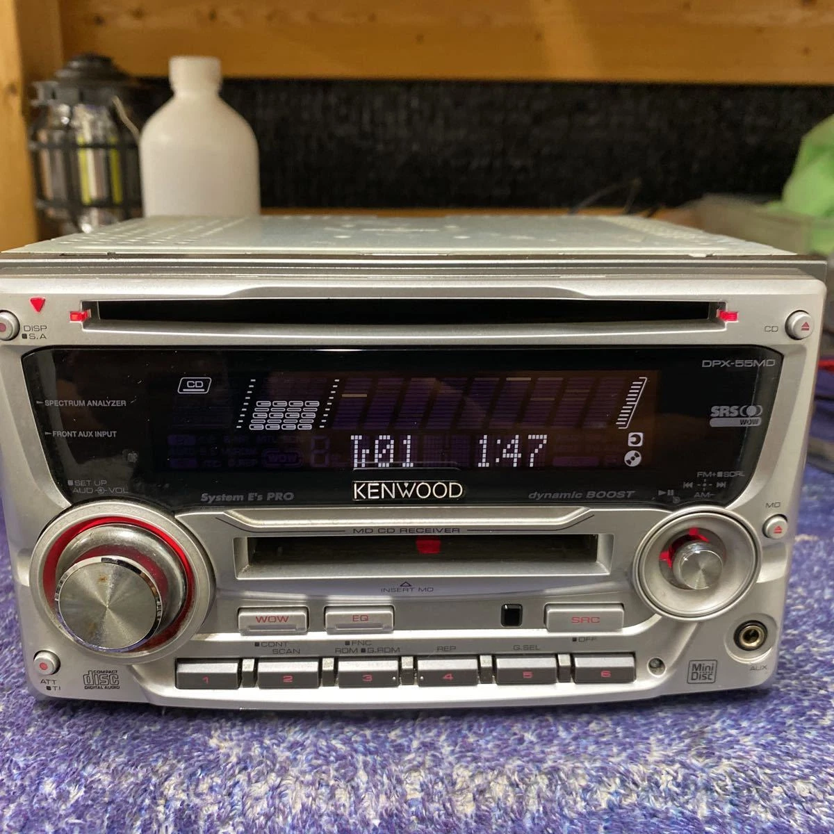 高級感 KENWOOD ケンウッド D505 M505 1DIN CD MD 他 billard-akademie