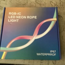 RGB-IC Led Neon Rope Light IP67 Waterproof Flexible LED Strip With Remote