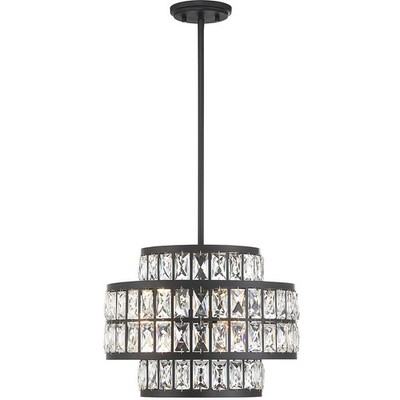Savoy House Lighting 7-9044-3-89 Renzo Pendant Matte Black