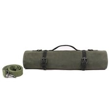 Chef Knife Roll Bag,Waxed Canvas Knife Bags with 10 Slots and 1 Zipper Pocket...