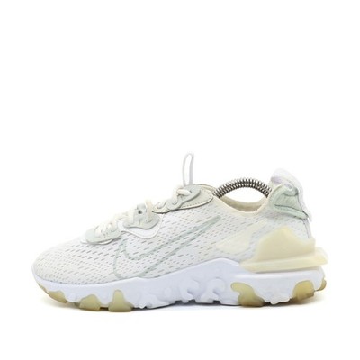 Nike Damen React Vision Schuh Weiß Mesh Low Top Atmungsaktiv Sneaker EU 36.5
