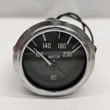 Vintage Stewart Warner 2 18 12 Volt Electric Temp Gauge 100-230 - 826544