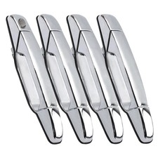 Front Rear Left Right Exterior Door Handle Compatible With 2007-2013 Chrome