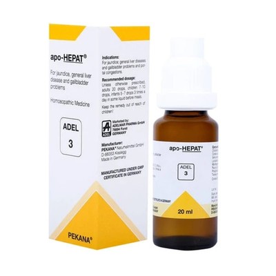 ADEL 3 Drops 20ml Pack apo-HEPAT Adel Pekana Germany OTC Homeopathic Drops SF