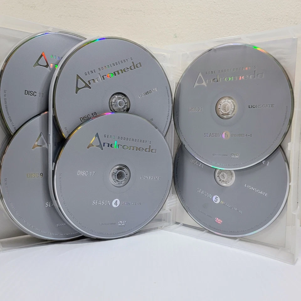 Andromeda - The Complete Series Collection (24-DVD Set, 2019) Gene Roddenberry - Image 4 of 4