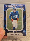 2025 Optic Abdul Carter Black Pandora (Raw)