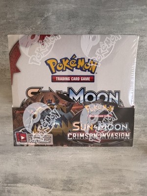 POKEMON | Crimson Invasion Display | SUN & MOON | 36 BOOSTER | ENGLISH SEALED