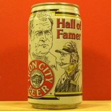 Iron City Beer 12 oz Can Chuck Noll Hall of Famer Pitts Pennsylvania N50 H/G B/O
