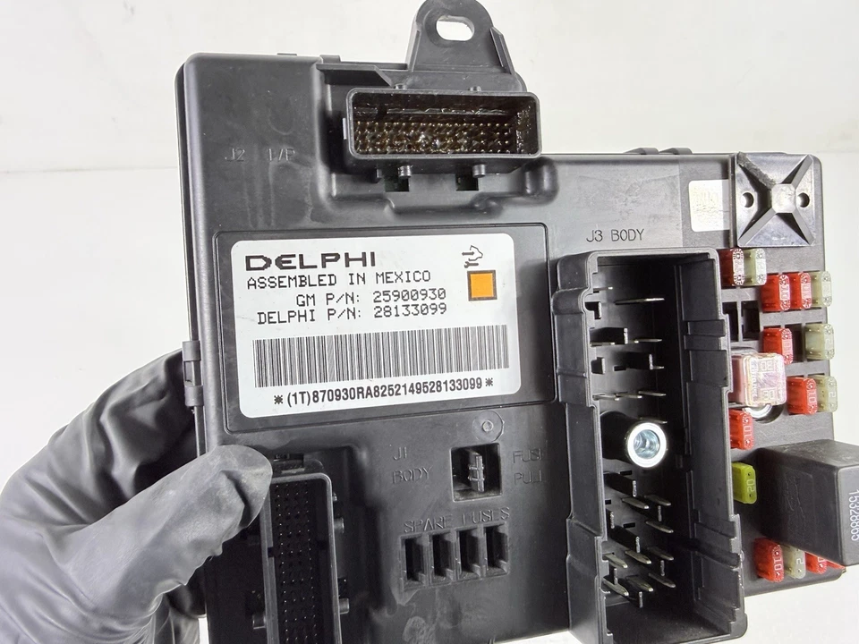 Módulo de control de carrocería Saturn Aura Chevy Malibu 2008-2010 BCM BCU # 25900930 OEM Foto 3 de 4