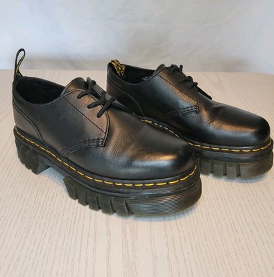 Doc Martens Audrick 3 Eye Shoe Black Nappa Women s Shoes US Sz 9